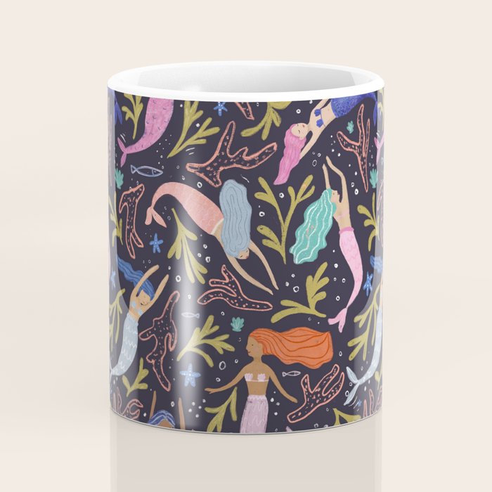 Mermaids pattern  Coffee Mug Gallery Image 4
