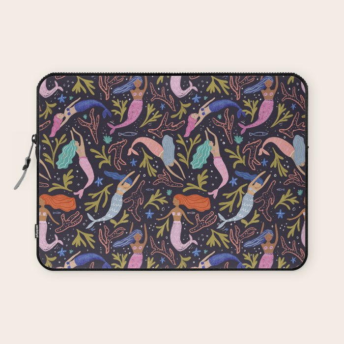 Mermaids pattern  Laptop Sleeve Gallery Image 1