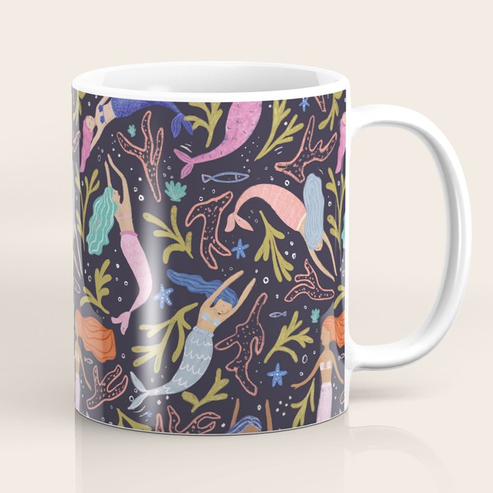 Mermaids pattern  Coffee Mug Gallery Image 1
