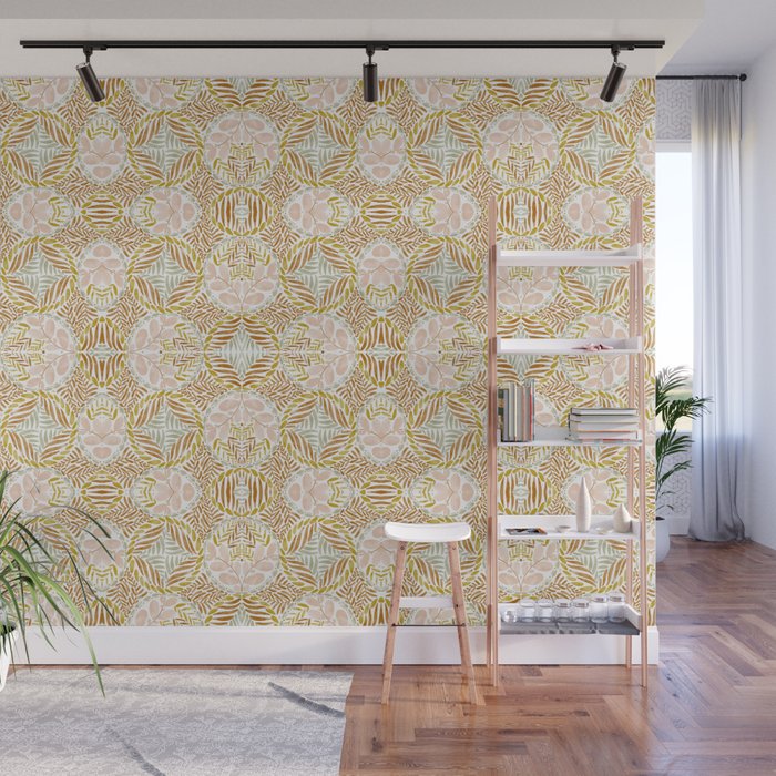 Rustic Leaf Medley Y Wall Mural Gallery Image 1