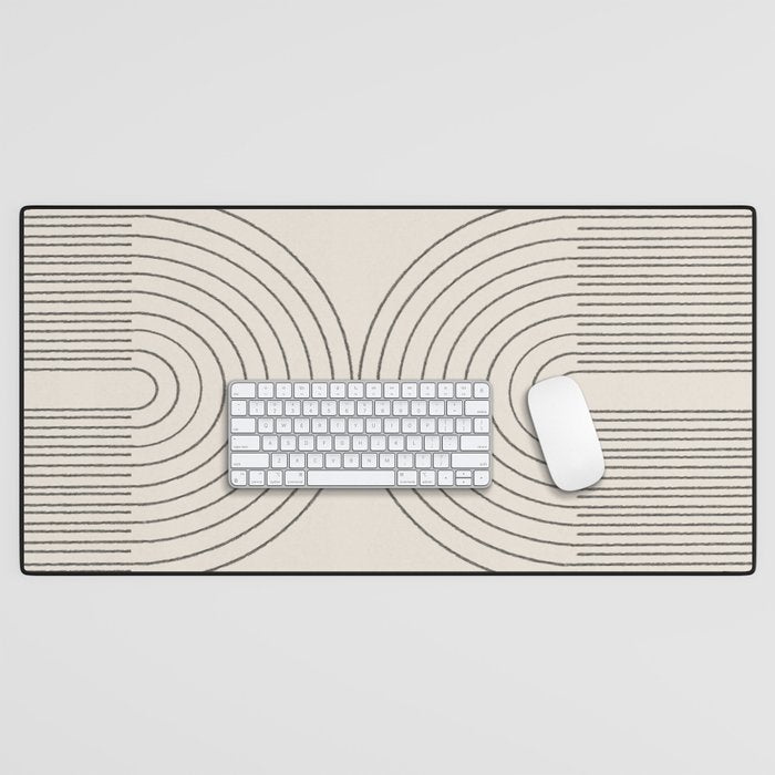 Minimal Line, Arch Modern Desk Mat Gallery Image 1
