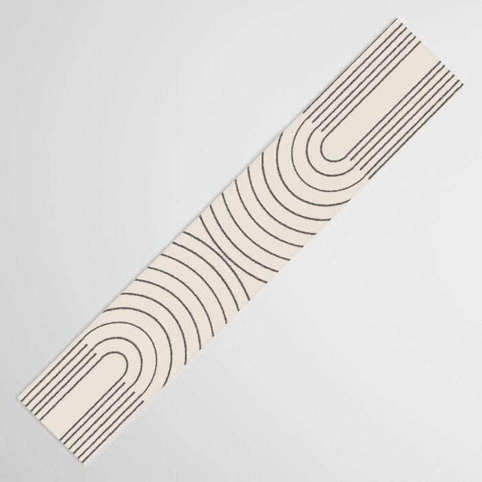 Minimal Line, Arch Modern Table Runner Gallery Image 3