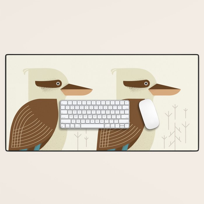 Laughing Kookaburra, Bird of Australia Desk Mat Gallery Image 1