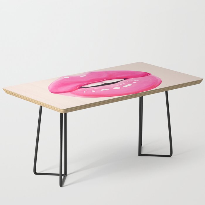 Fashion pink lips I Coffee Table Gallery Image 1