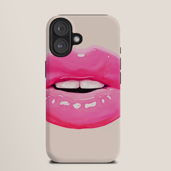 Fashion pink lips I iPhone Case Gallery Image 9