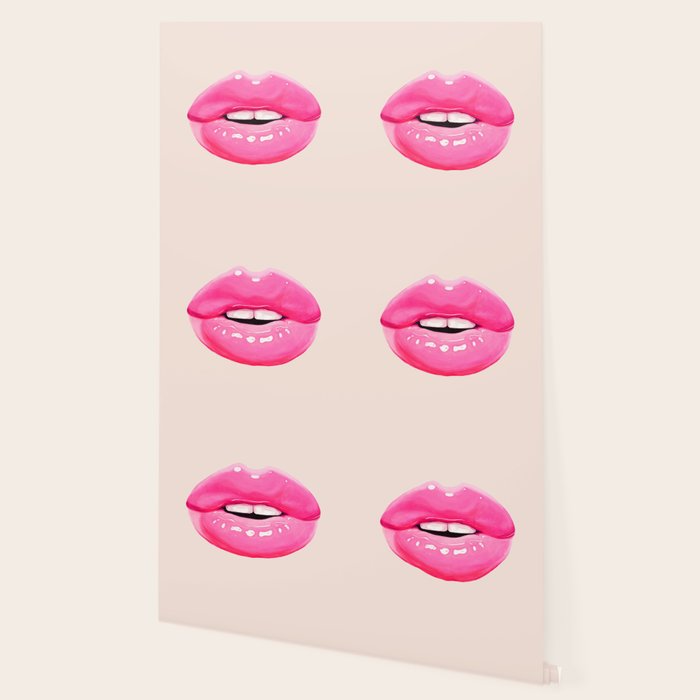 Fashion pink lips I Wallpaper Gallery Image 2