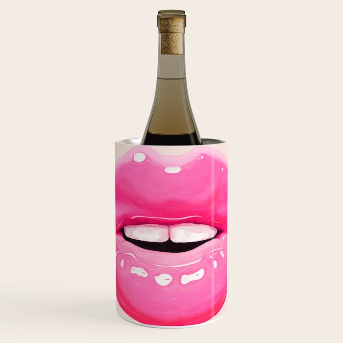 Fashion pink lips I Wine Chiller Gallery Image 1