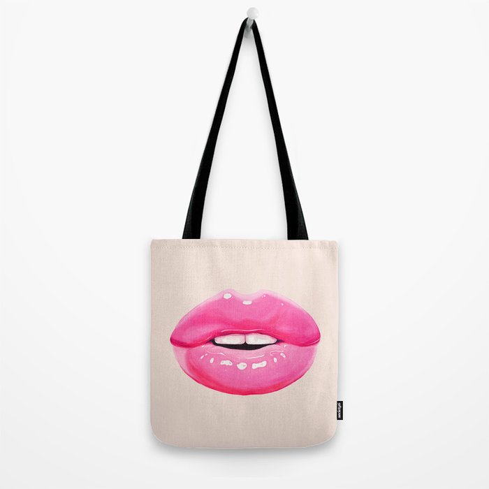 Fashion pink lips I Tote Bag Gallery Image 2