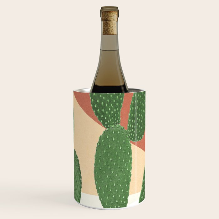 Abstract Cactus II Wine Chiller Gallery Image 1