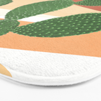 Abstract Cactus II Bath Mat Gallery Image 3