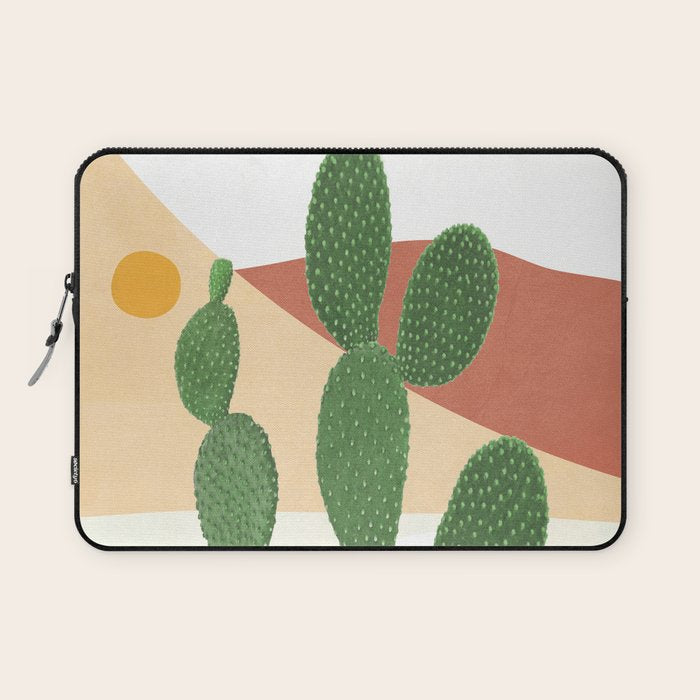Abstract Cactus II Laptop Sleeve Gallery Image 1