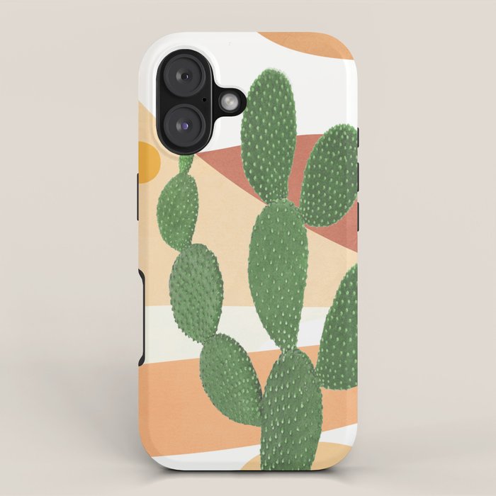 Abstract Cactus II iPhone Case Gallery Image 1