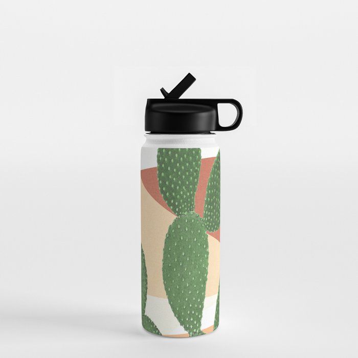 Abstract Cactus II Water Bottle Gallery Image 1