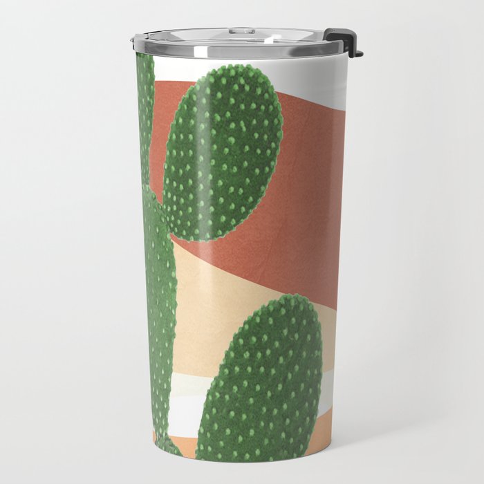 Abstract Cactus II Travel Mug Gallery Image 2