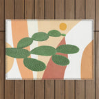 Abstract Cactus II Outdoor Rug Gallery Image 1