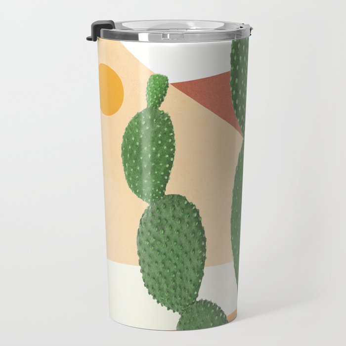 Abstract Cactus II Travel Mug Gallery Image 3