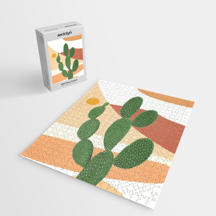 Abstract Cactus II Jigsaw Puzzle Gallery Image 2