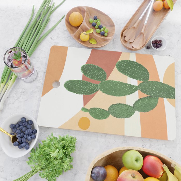 Abstract Cactus II Cutting Board Gallery Image 2