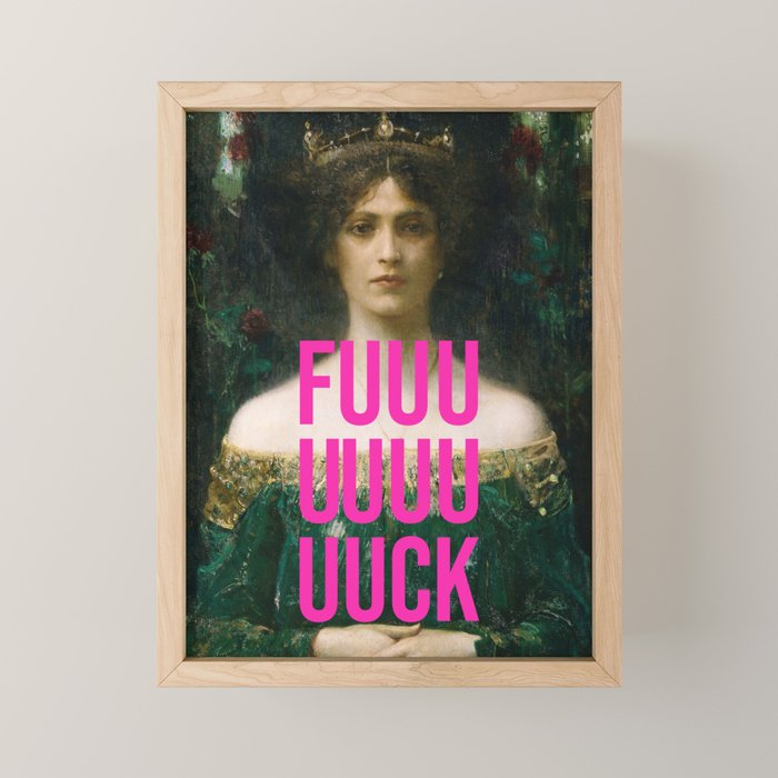 Fuck Mini Art Print Gallery Image 1