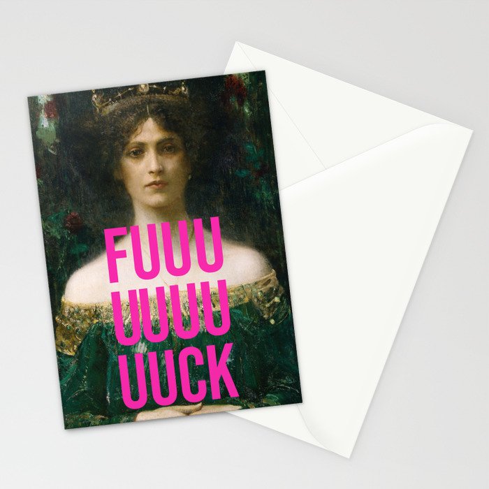 Fuck Stationery Card Gallery Image 2
