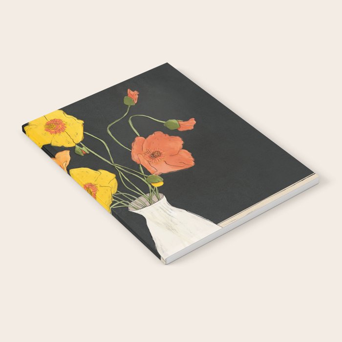 Field Wildflowers Black Notebook Gallery Image 2