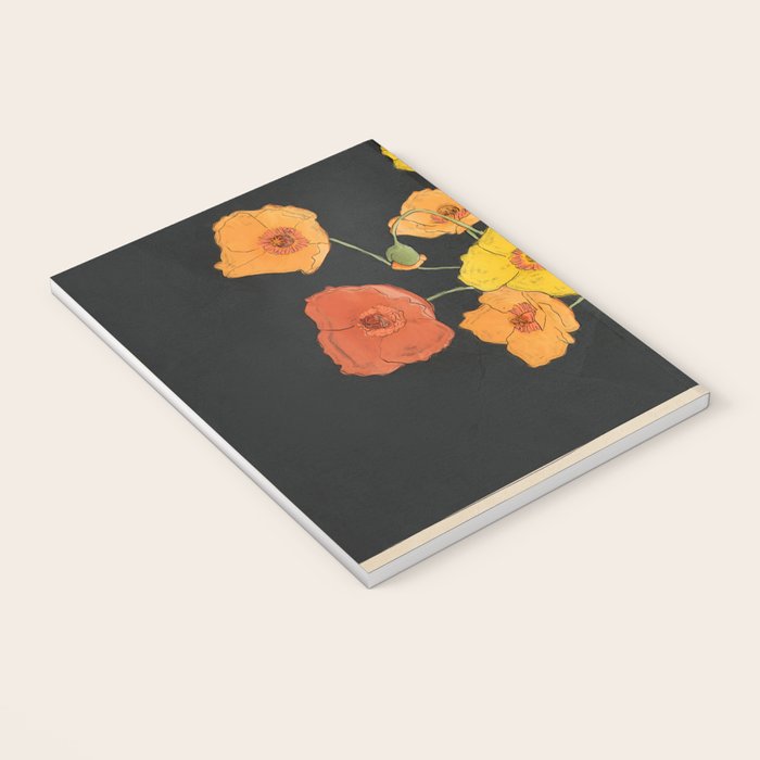 Field Wildflowers Black Notebook Gallery Image 3