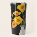 Field Wildflowers Black Travel Mug Gallery Image 1