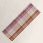 Cozy Twill Plaid - Fall Colors Yoga Mat Gallery Image 1