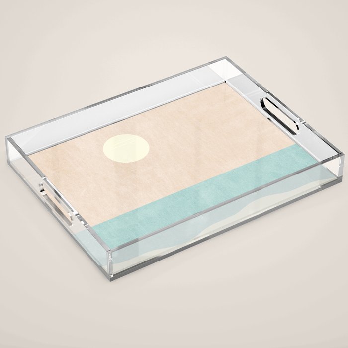 LANDSHAPES / Beach - Day Acrylic Tray Gallery Image 1
