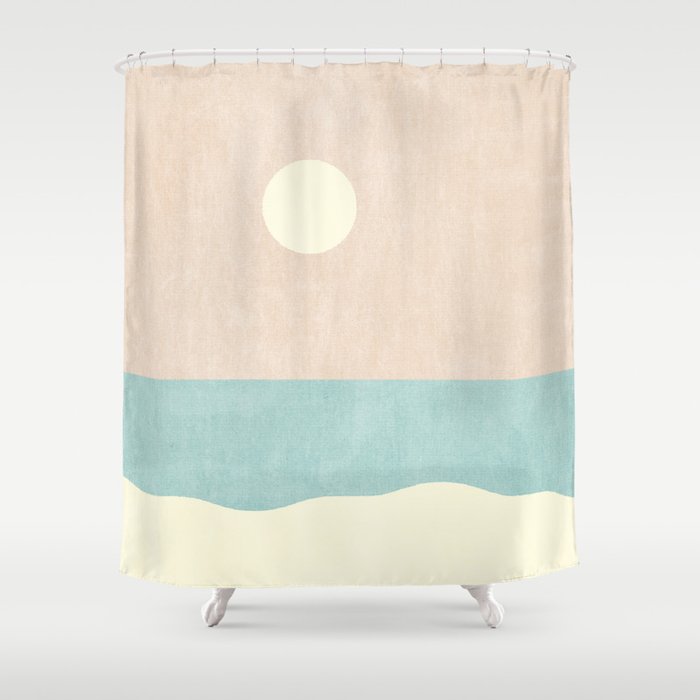 LANDSHAPES / Beach - Day Shower Curtain Gallery Image 1
