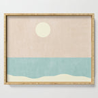LANDSHAPES / Beach - Day Serving Tray Gallery Image 1