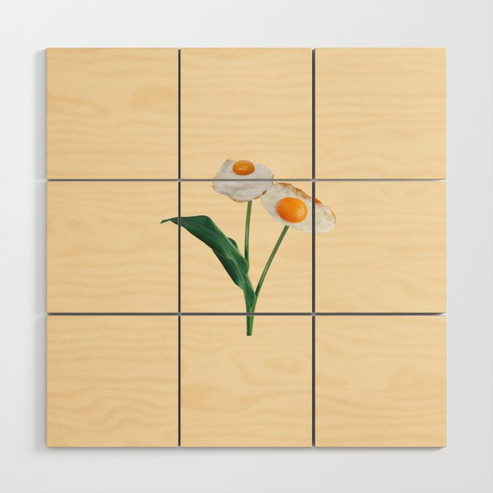 egg plant Wood Wall Art Gallery Image 1