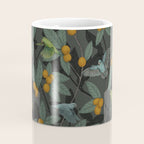 Green & Turquoise Parrotlets and Loquats Coffee Mug Gallery Image 4