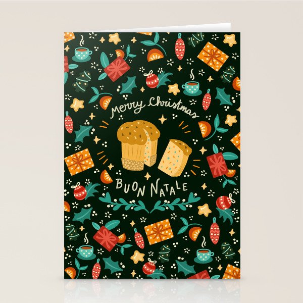 Merry Christmas panettone  Stationery Card Gallery Image 1
