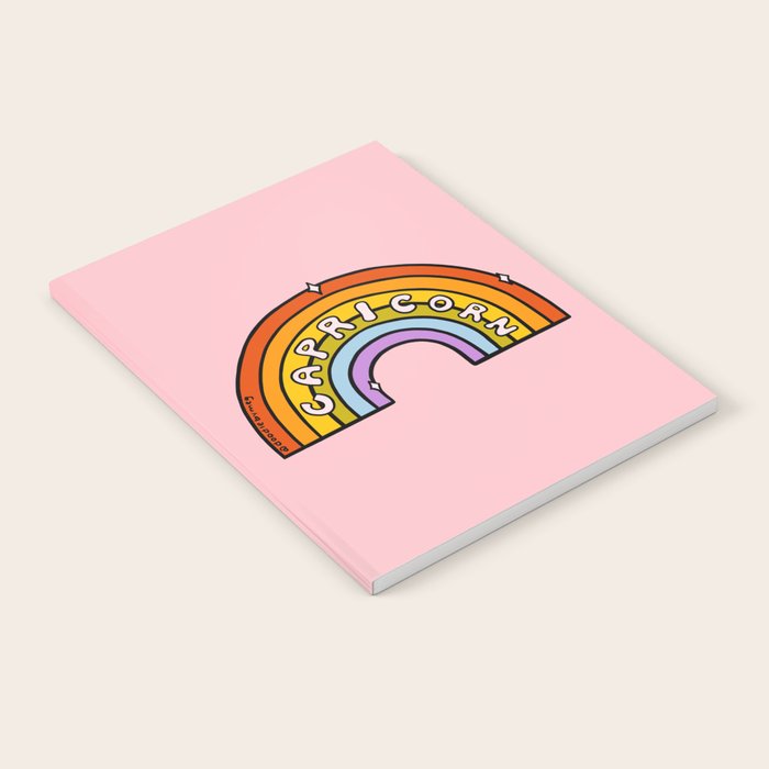 Capricorn Rainbow Notebook Gallery Image 2