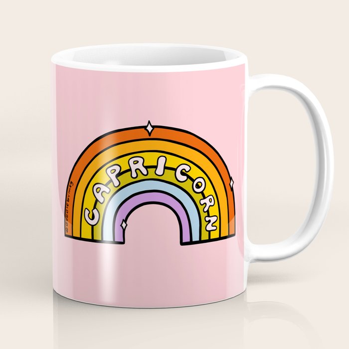 Capricorn Rainbow Coffee Mug Gallery Image 1
