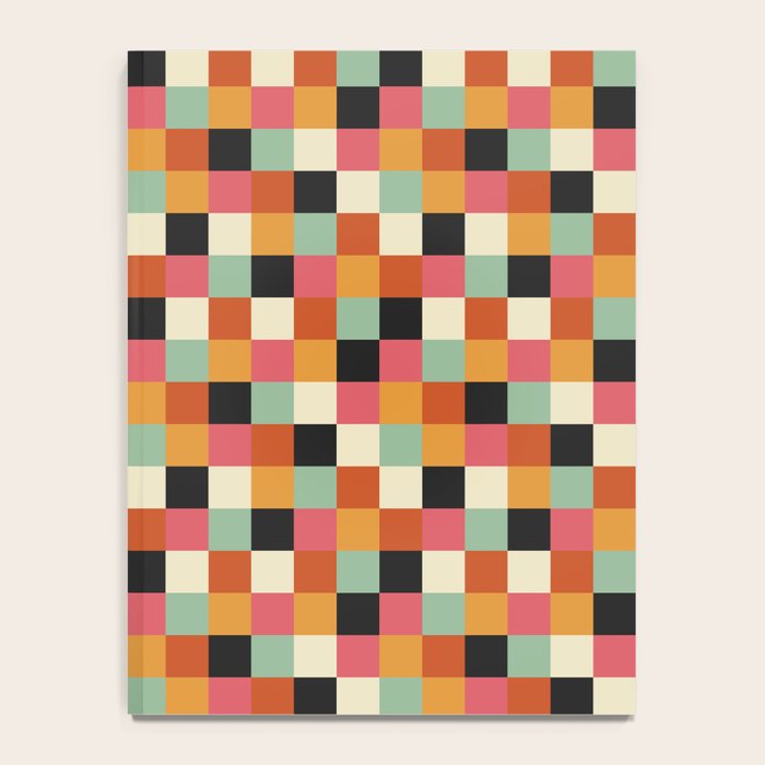 Bold Colorful Checks Pattern - Small XVIII Notebook Gallery Image 4