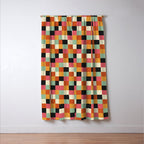 Bold Colorful Checks Pattern - Small XVIII Window Curtain Gallery Image 3