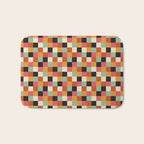 Bold Colorful Checks Pattern - Small XVIII Bath Mat Gallery Image 1