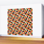 Bold Colorful Checks Pattern - Small XVIII Wall Mural Gallery Image 2