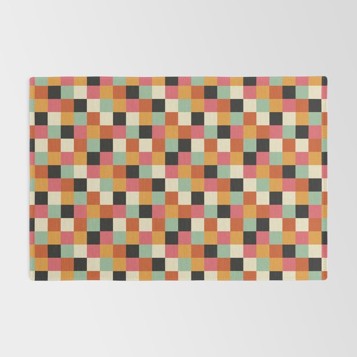 Bold Colorful Checks Pattern - Small XVIII Rug Gallery Image 2