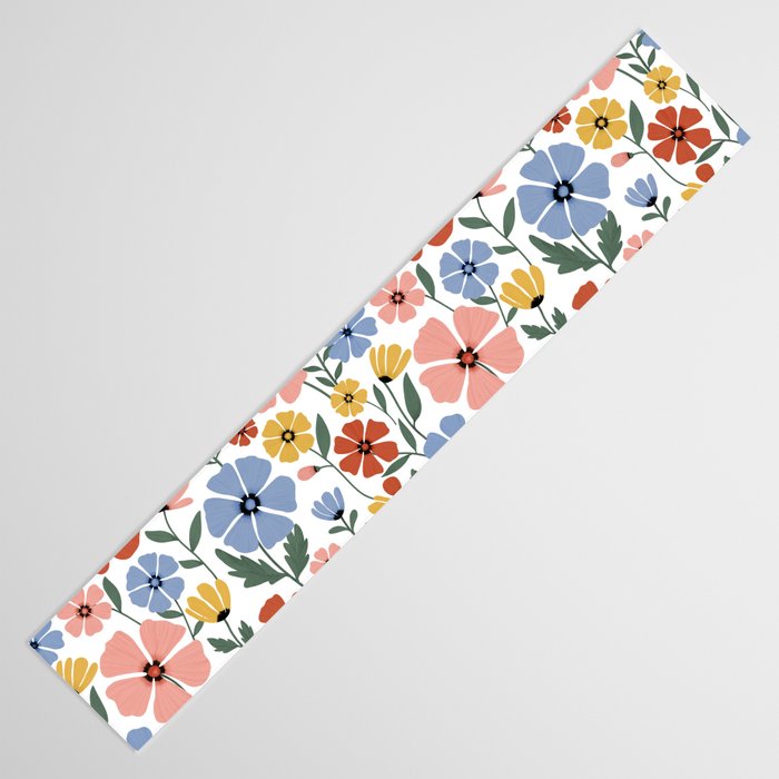 Colorful wildflowers Table Runner Gallery Image 3