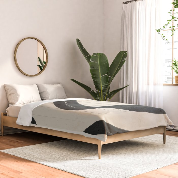 Minimal Abstract Art 17 Comforter Gallery Image 2