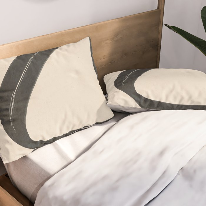 Minimal Abstract Art 17 Pillow Sham Gallery Image 2