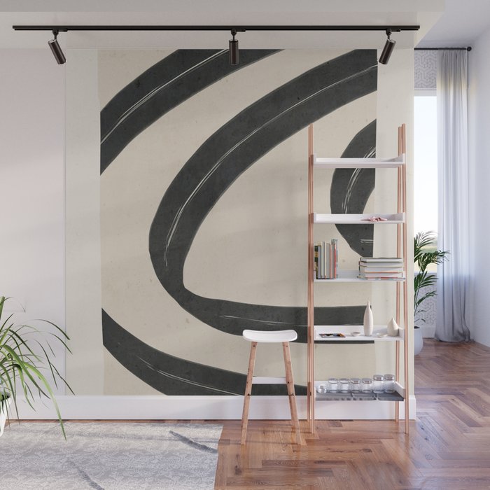 Minimal Abstract Art 17 Wall Mural Gallery Image 1