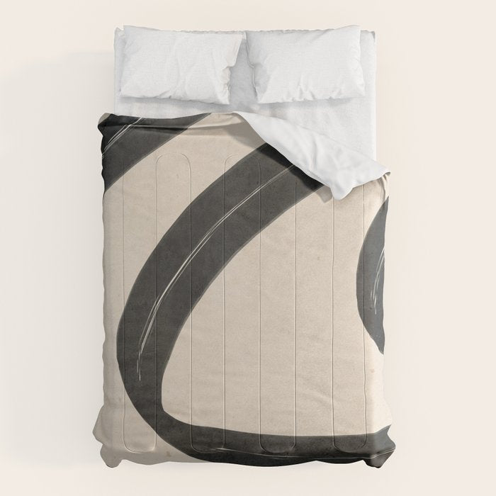 Minimal Abstract Art 17 Comforter Gallery Image 6