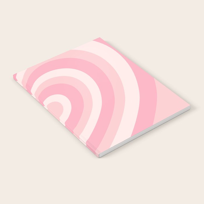 Pink Love Hearts  Notebook Gallery Image 1