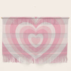 Pink Love Hearts  Wall Hanging Gallery Image 1