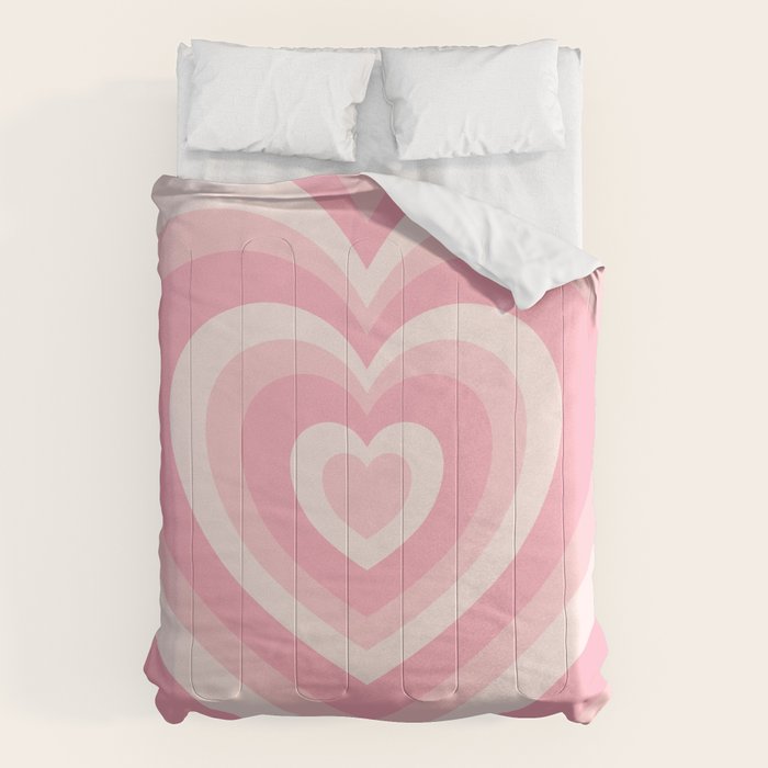Pink Love Hearts  Comforter Gallery Image 6