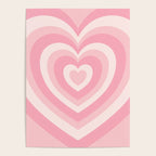 Pink Love Hearts  Poster Gallery Image 4